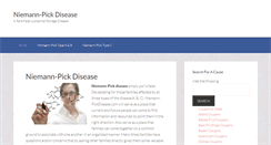 Desktop Screenshot of niemann-pickdisease.com